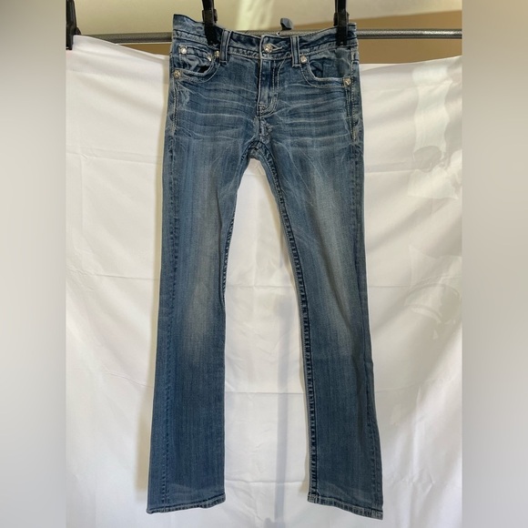 Stylish Blue Denim Jeans Miss me jeans see description size 29 - Picture 1 of 7